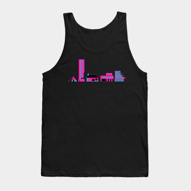 Pastel Goth Architecture Buildings Tank Top by banditotees